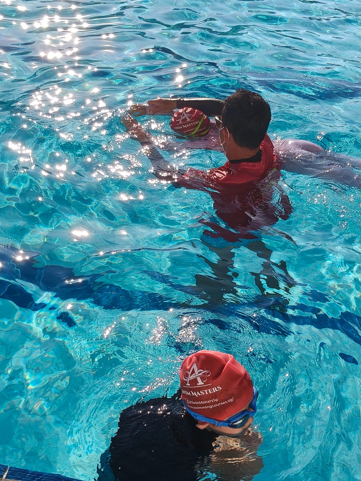 One-to-one private swimming lesson in Bukit Panjang